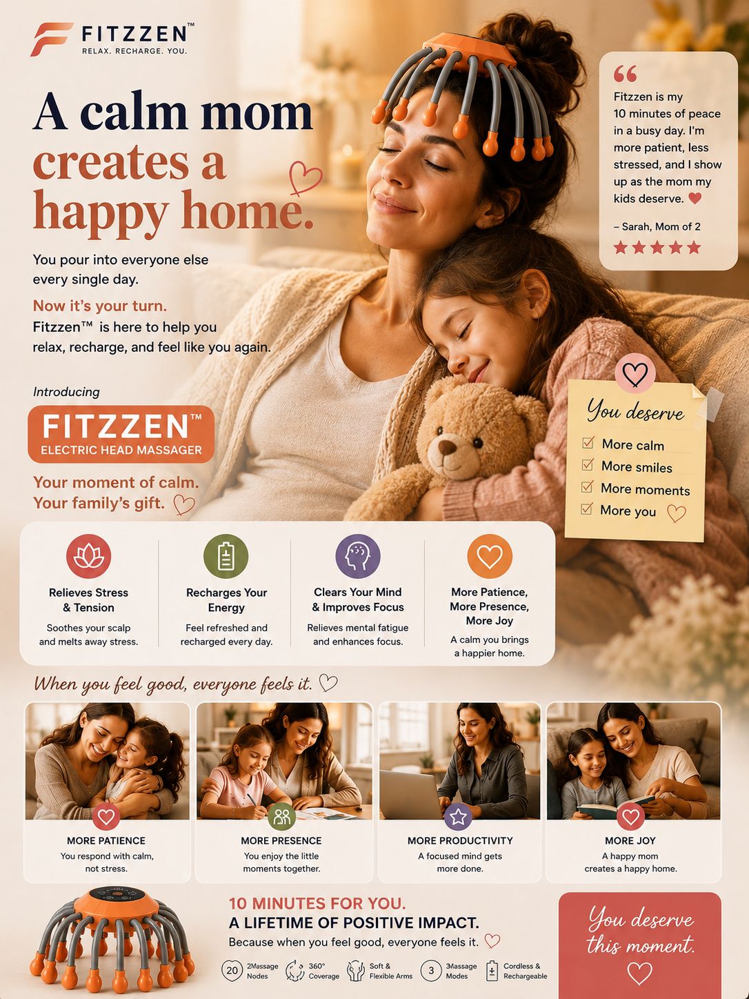 Fitzzen™ - Electric Scalp Massager
